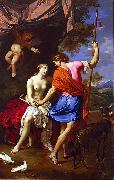 Nicolas Mignard Venus and Adonis oil on canvas